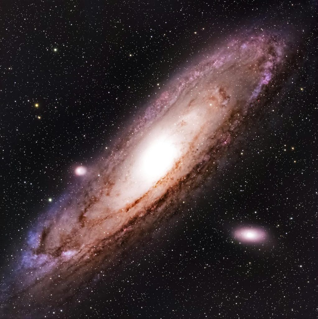 Explore the mesmerizing beauty of the Andromeda Galaxy, captured in vivid detail.